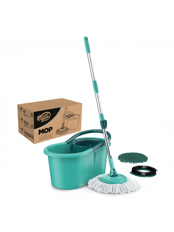 Mop Giratório 3 Em 1 Flash Limp 8258